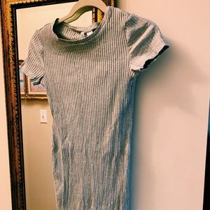 RIBBED H&M BODYCON DRESS